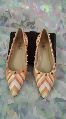 Valentino Shallow mouth flat shoes Women--074